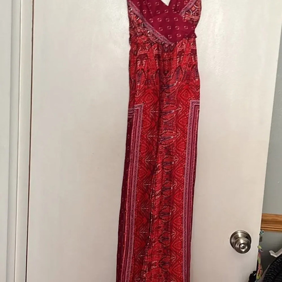 Free People Cabbage Rose Pink Multi Print Jumpsuit Multicolor Size 4 - Picture 5 of 8